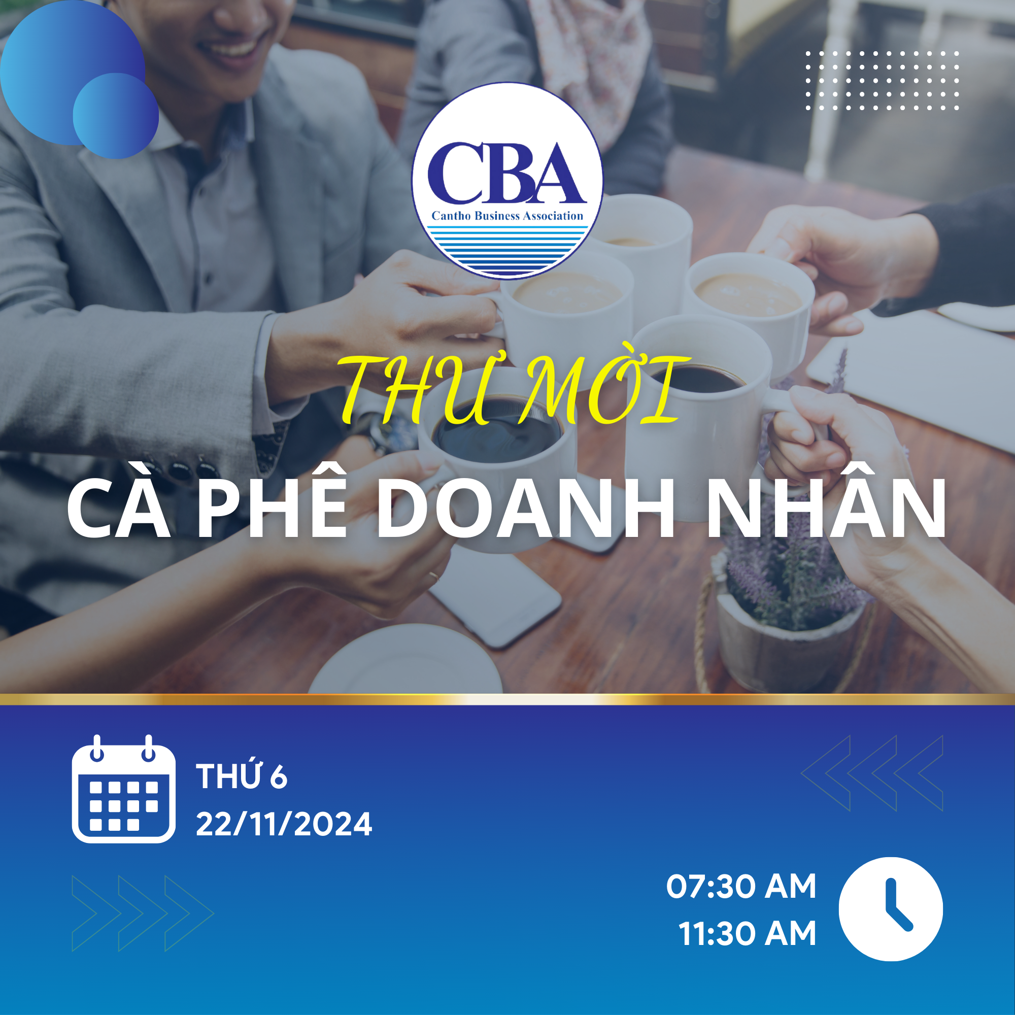 Cà Phê Doanh Nhân CBA Kỳ 5 Năm 2024