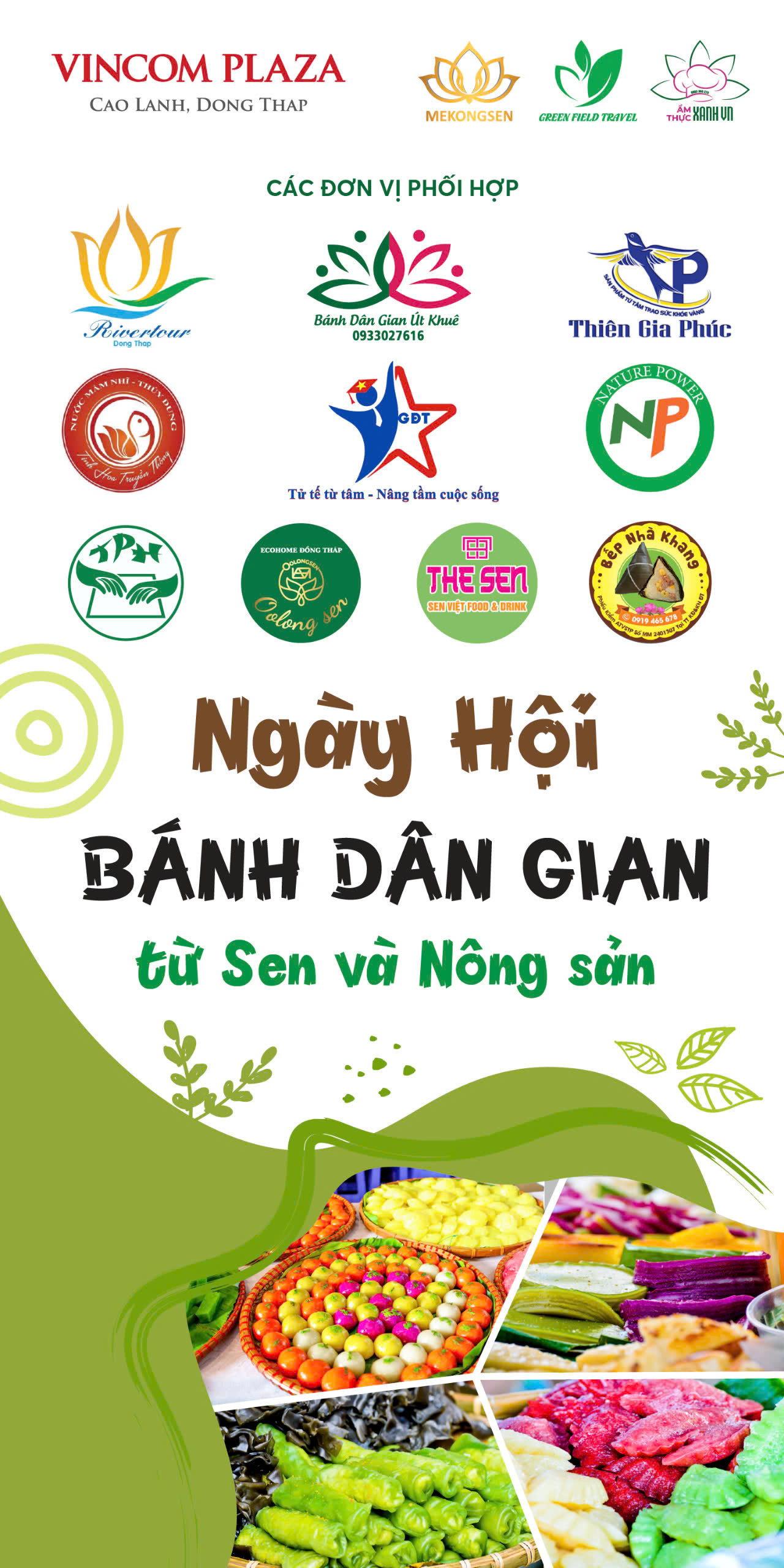 Đơn vị đồng hành - Ngày hội bánh dân gian từ sen và nông sản