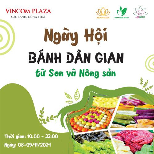 Ngày Hội Bánh Dân Gian Từ Sen Và Nông Sản