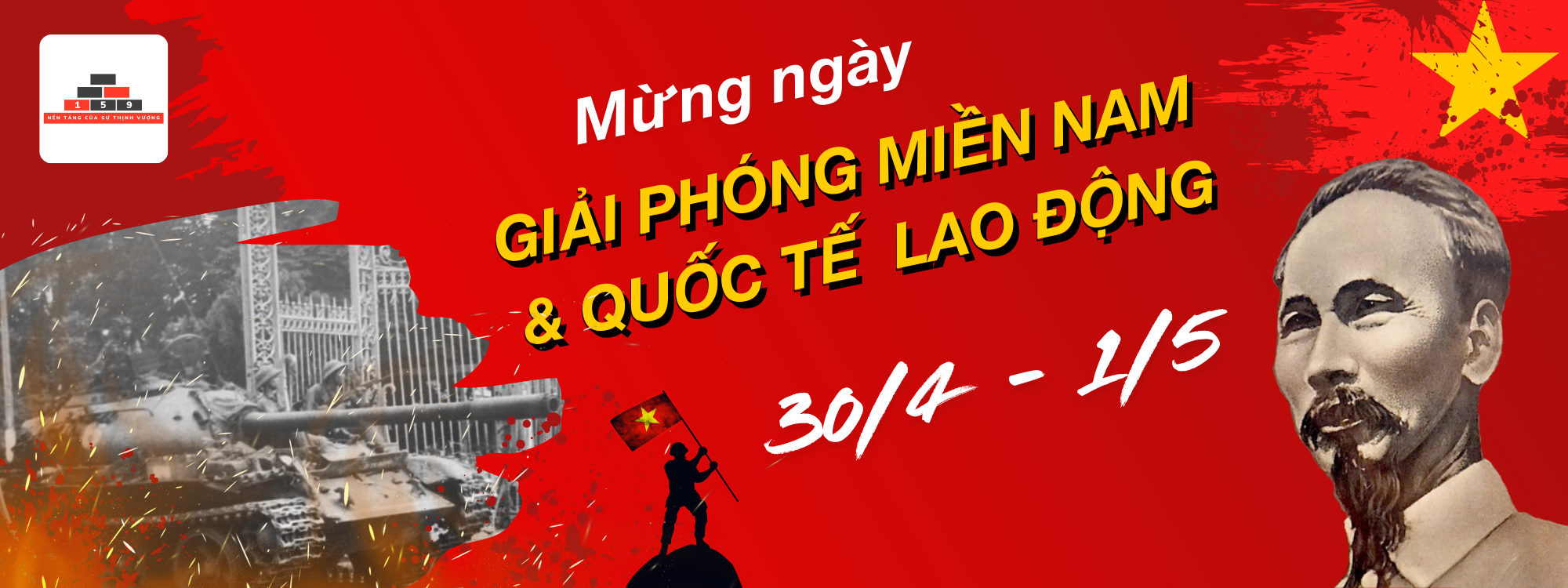 Mừng giải phóng miền Nam - Vật liệu xây dựng 159