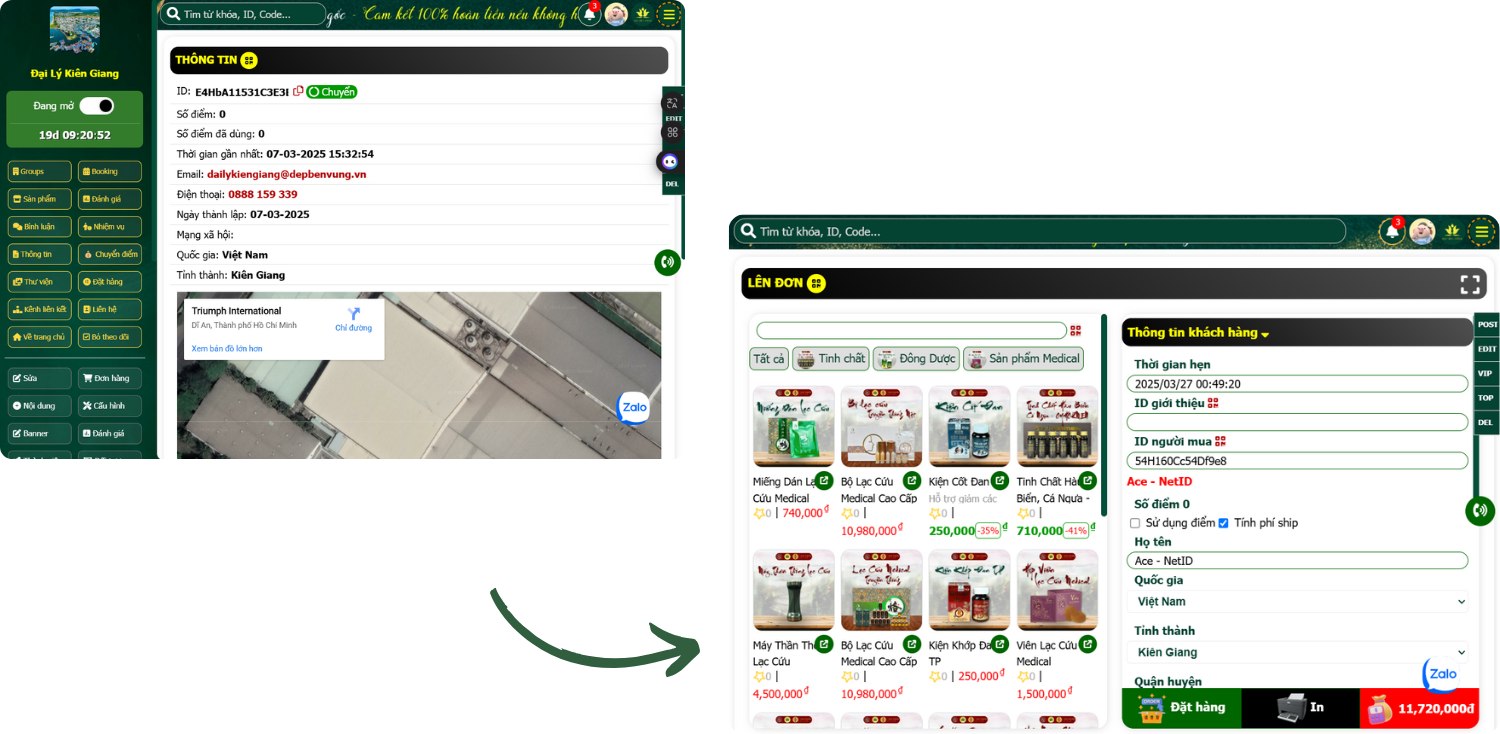 Có được kênh bán hàng online