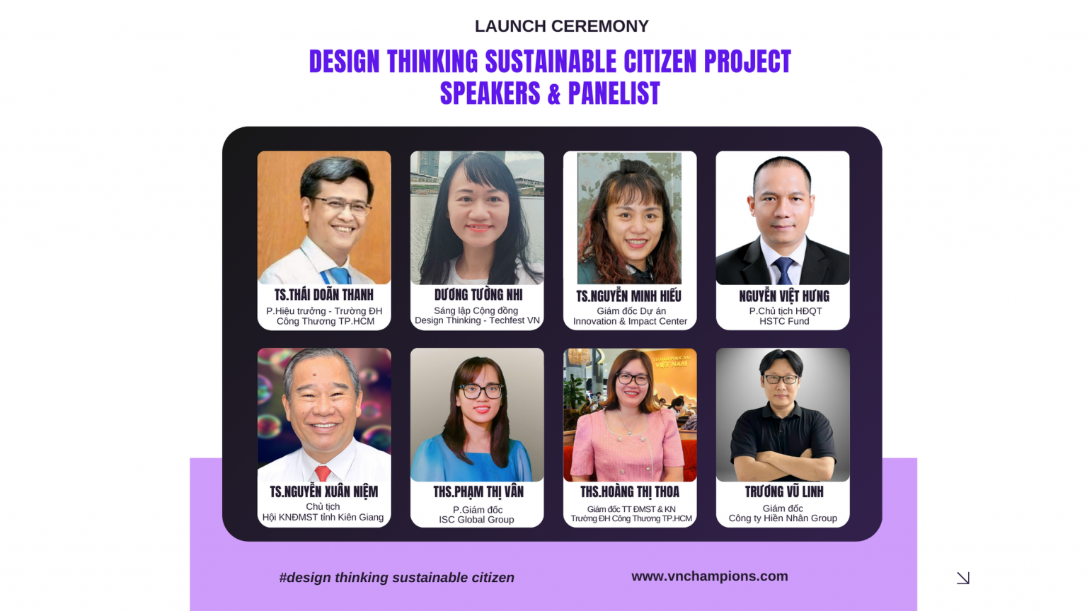 Công dân Bền vững – Design Thinking Sustainable Citizen Project