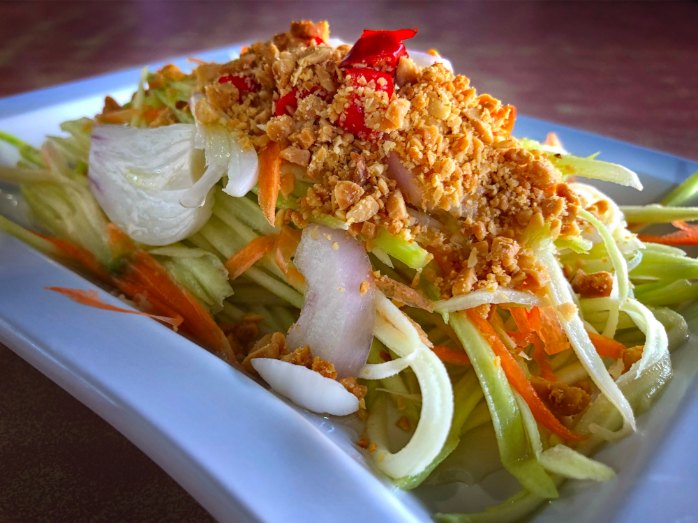 Gỏi xoài khô cá lóc cửng
