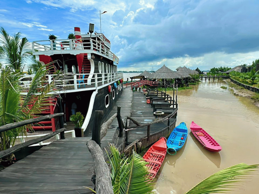 Cơ sở vật chất tại khu du lịch Cồn Én An Giang