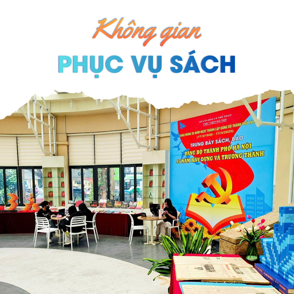 Không Gian Phục Vụ Đọc Sách, Trưng Bày Sách