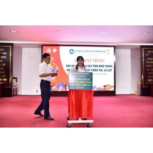 CIC Group vận động 300 triệu ủng hộ miền Trung