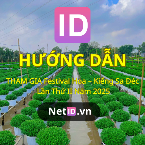 Hướng Dẫn Đăng Ký Tham Gia Festival Hoa – Kiểng Sa Đéc Lần Thứ II Năm 2025