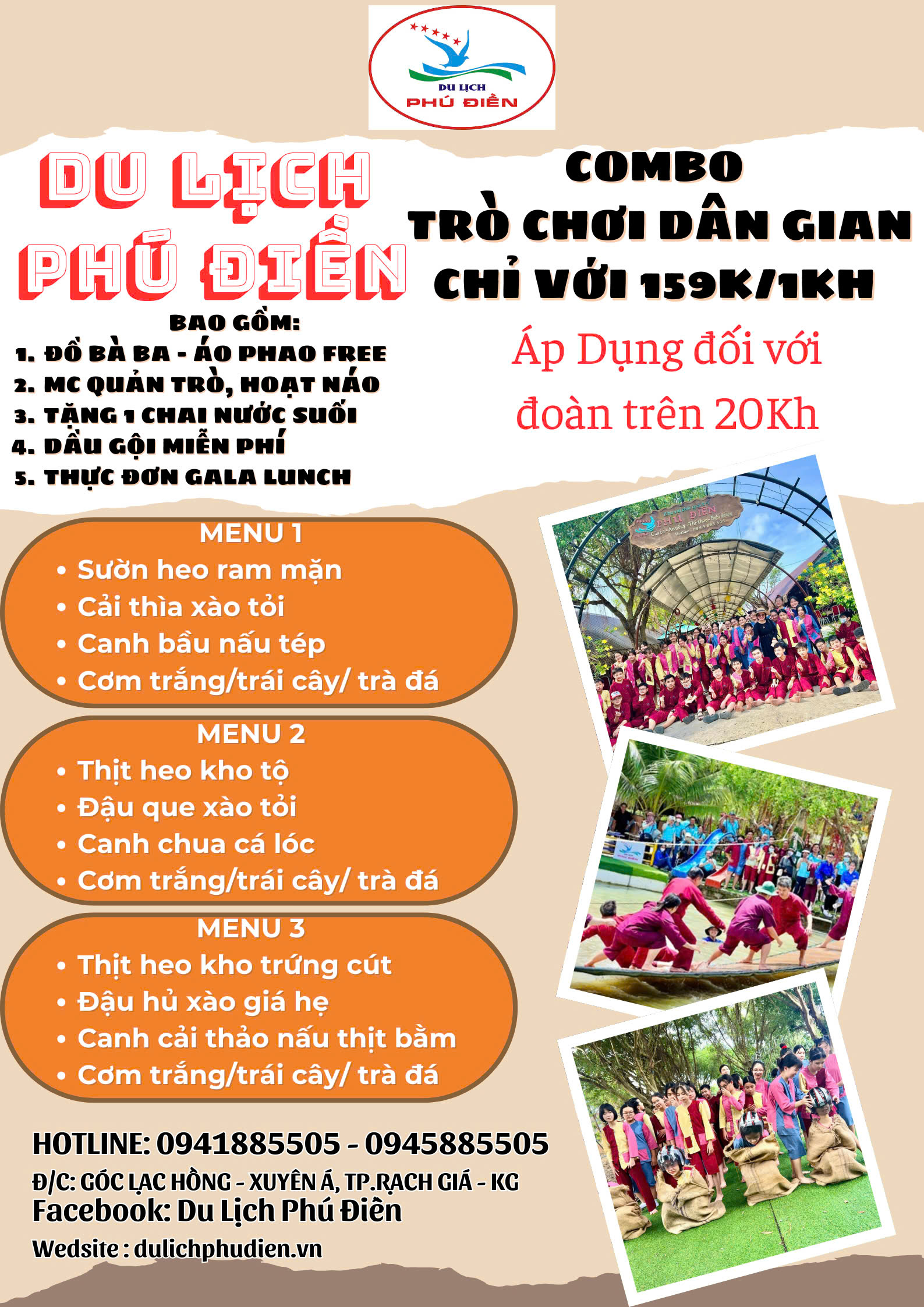 Thông tin về combo