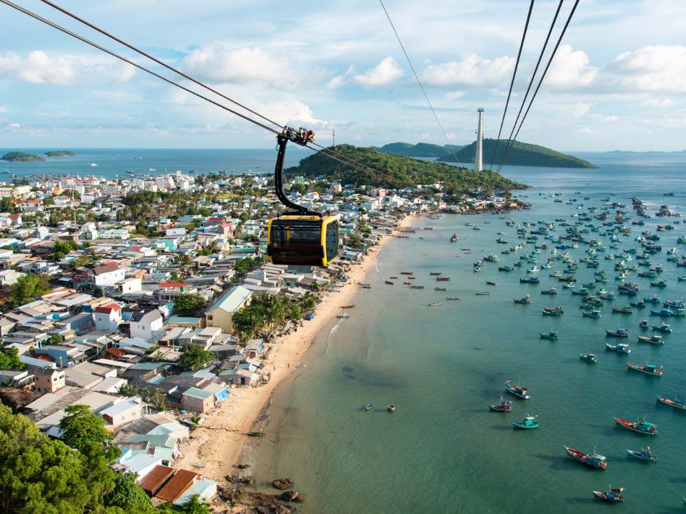 Trải nghiệm độc đáo trên cáp treo