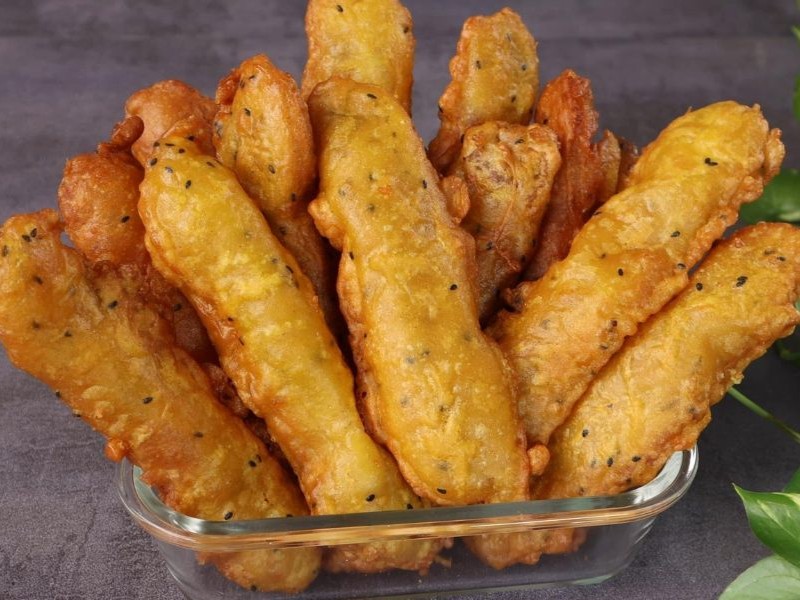 Bánh Chuôi Chiên Vị Béo Cực Ngon