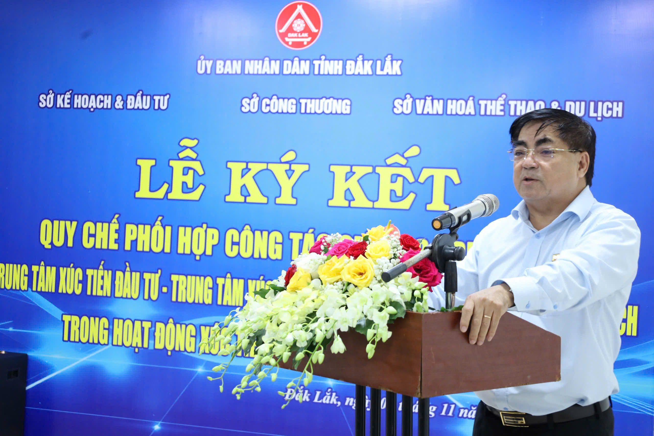 Đắk Lắk ký kết quy chế phối hợp xúc tiến đầu tư, thương mại và du lịch