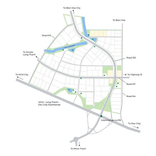 Quy mô dự án Amata City Long Thành Đồng Nai