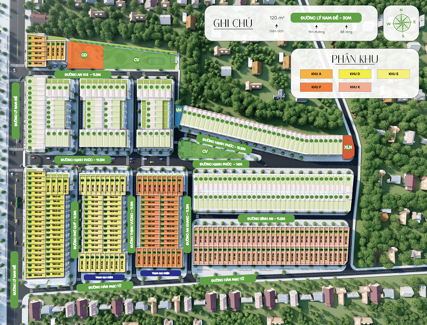 Quy mô dự án Plevia City Gia Lai
