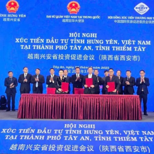 Hưng Yên Xúc Tiến Đầu Tư Tại Tỉnh Thiểm Tây, Trung Quốc