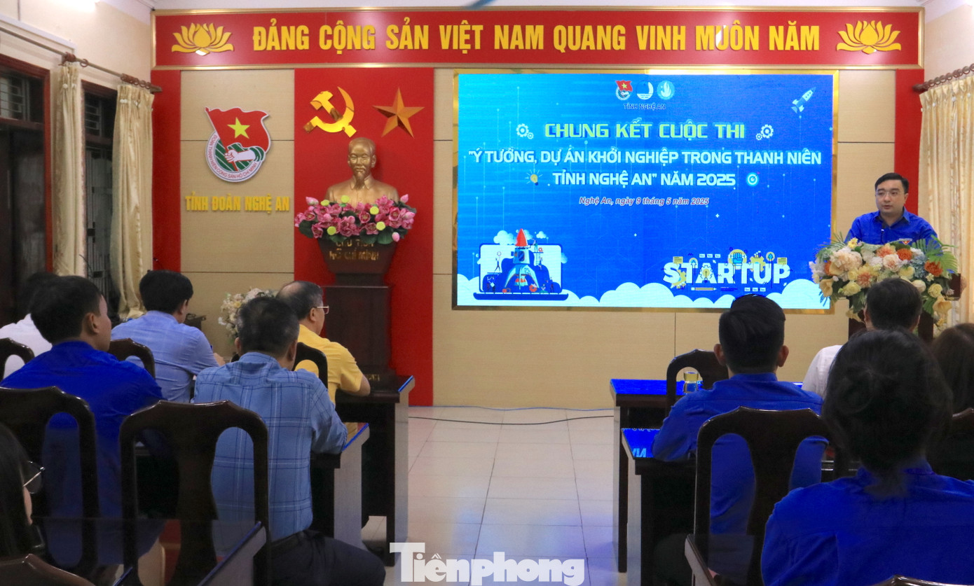 Chung kết Cuộc thi Ý tưởng, dự án khởi nghiệp thanh niên Nghệ An 2025: 15 dự án tranh tài