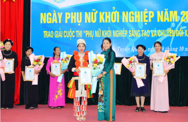 Phụ nữ Tuyên Quang mạnh dạn khởi nghiệp sáng tạo, thúc đẩy chuyển đổi xanh
