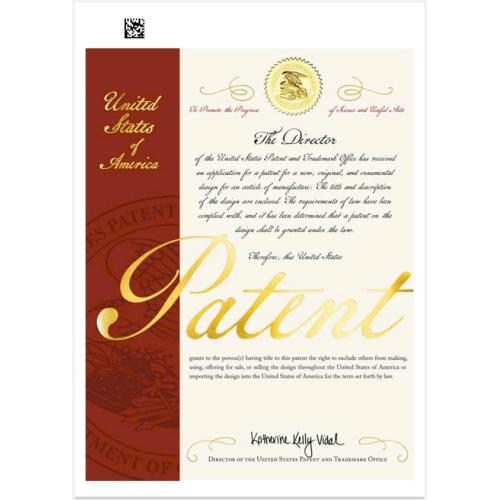 3) US design patent