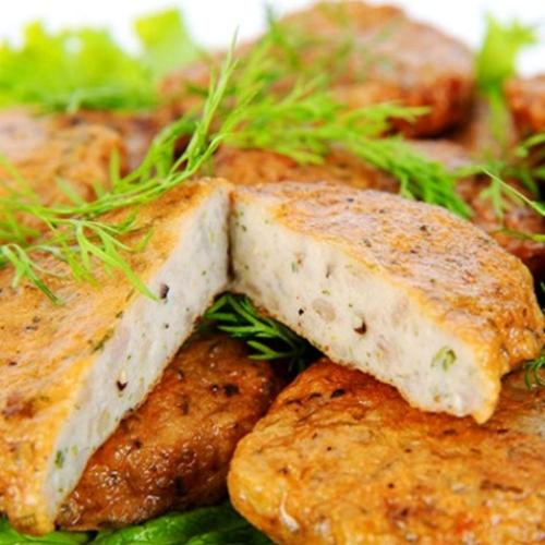 Chả Cá Pha Mực (Chiên) - Hút Chân Không - Khay 500gr