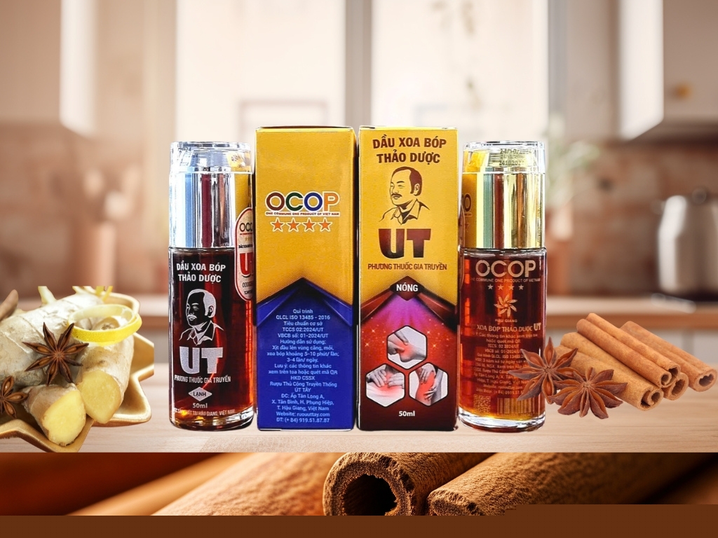 Dầu xoa bóp thảo dược – Giải pháp giảm đau từ nhục quế