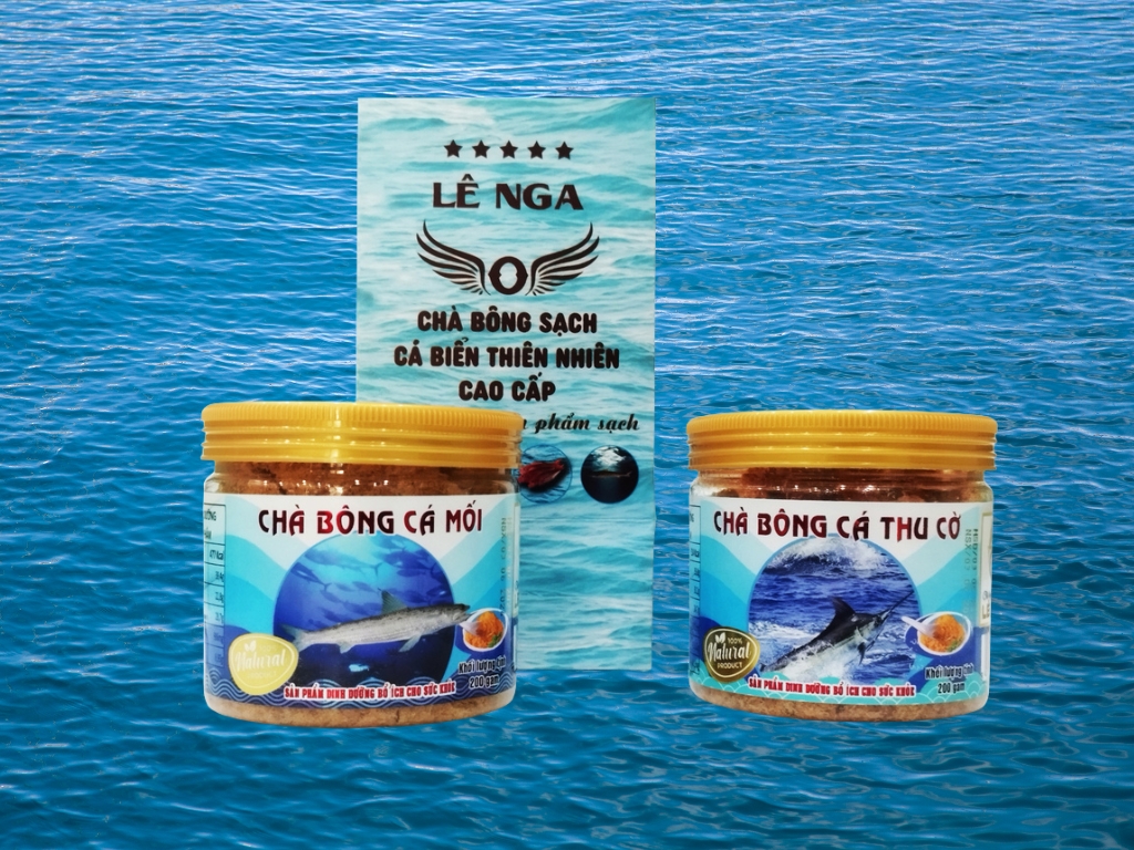 Chà bông cá biển thiên nhiên Lê Nga – Ngon hơn mỗi ngày!