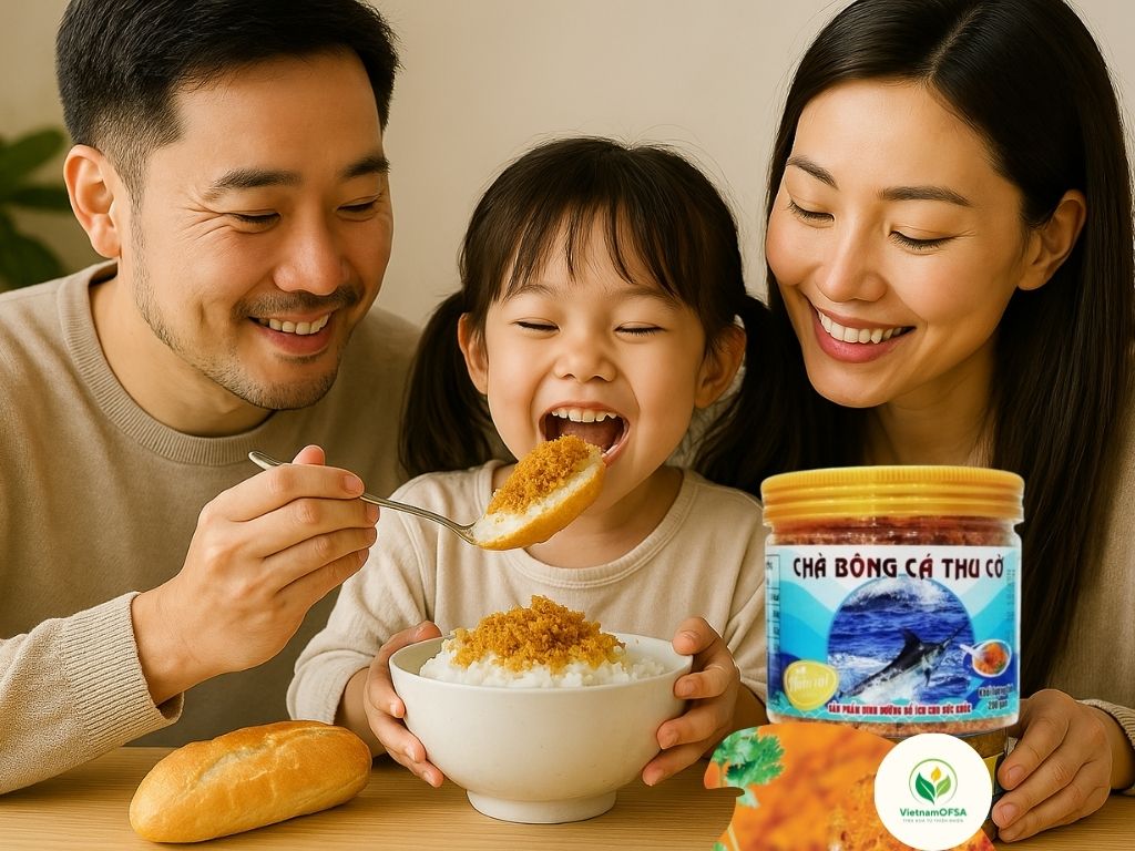 Từ nguyên liệu tươi – đến Chà bông cá thu cờ đậm đà “gây thương nhớ”