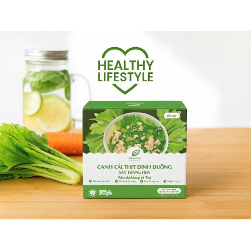 2. Lợi ích dinh dưỡng nổi bật của canh cải thịt sấy thăng hoa