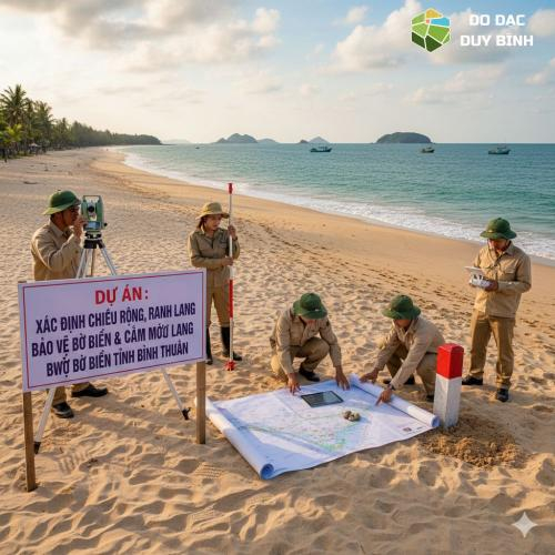 Công Ty Cổ Phần Đo Đạc Duy Bình – Xác Định Hành Lang Bảo Vệ Bờ Biển & Cắm Mốc Tỉnh Bình Thuận