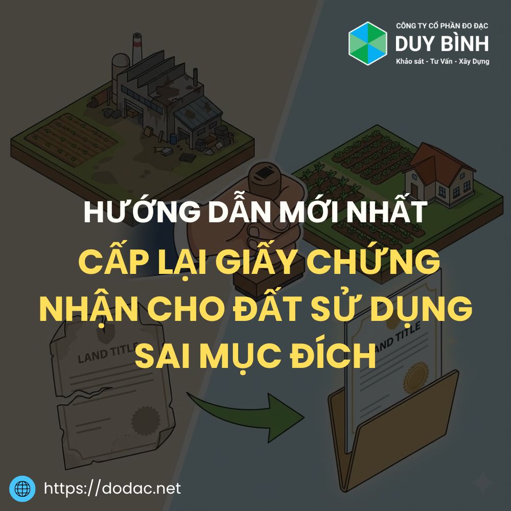 Hướng Dẫn Mới Nhất Cấp Lại Giấy Chứng Nhận Cho Đất Sử Dụng Sai Mục Đích