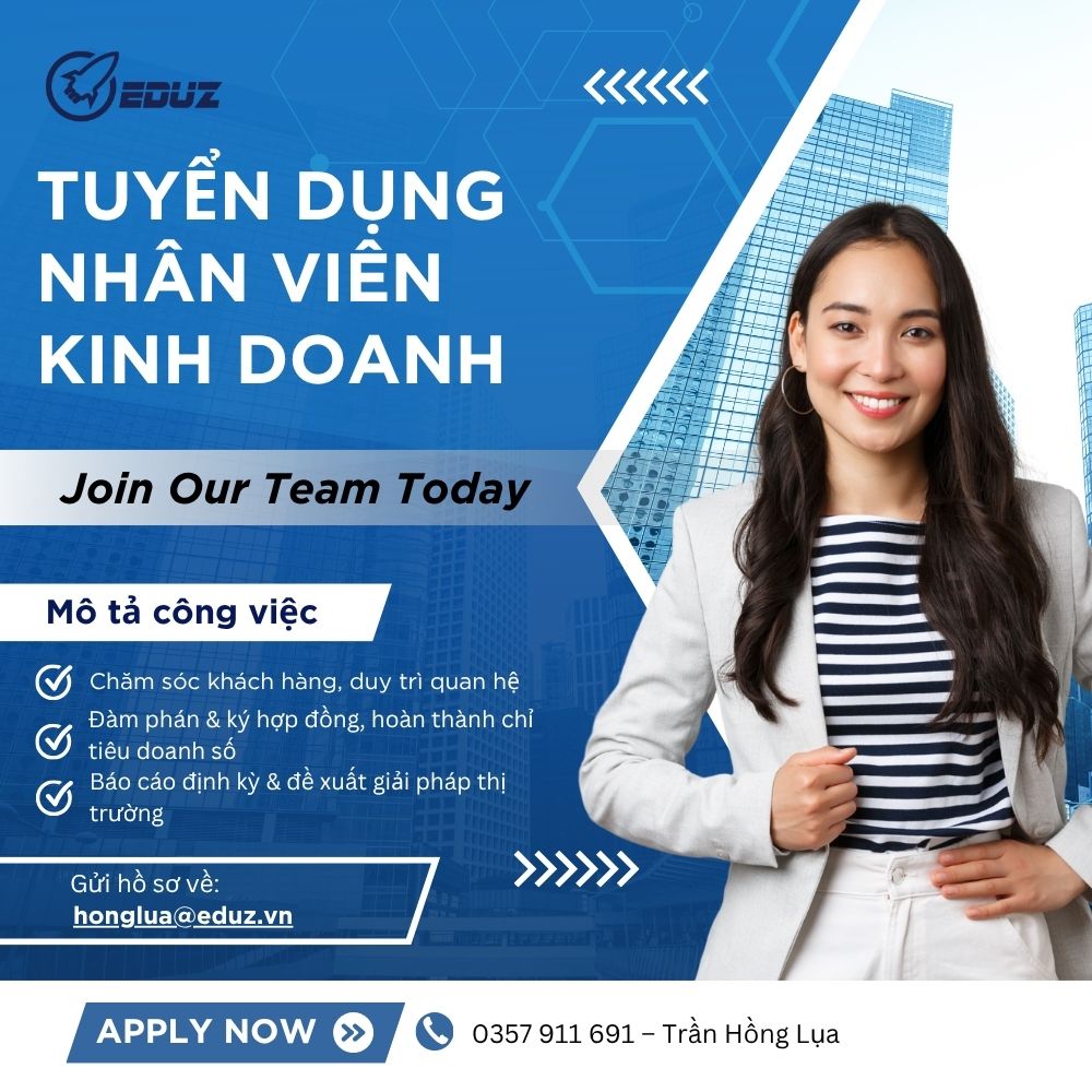 Tuyển Dụng Nhân Viên Kinh Doanh