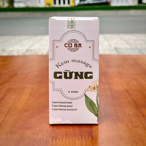 Kem Massage Gừng Co Ba 80ml