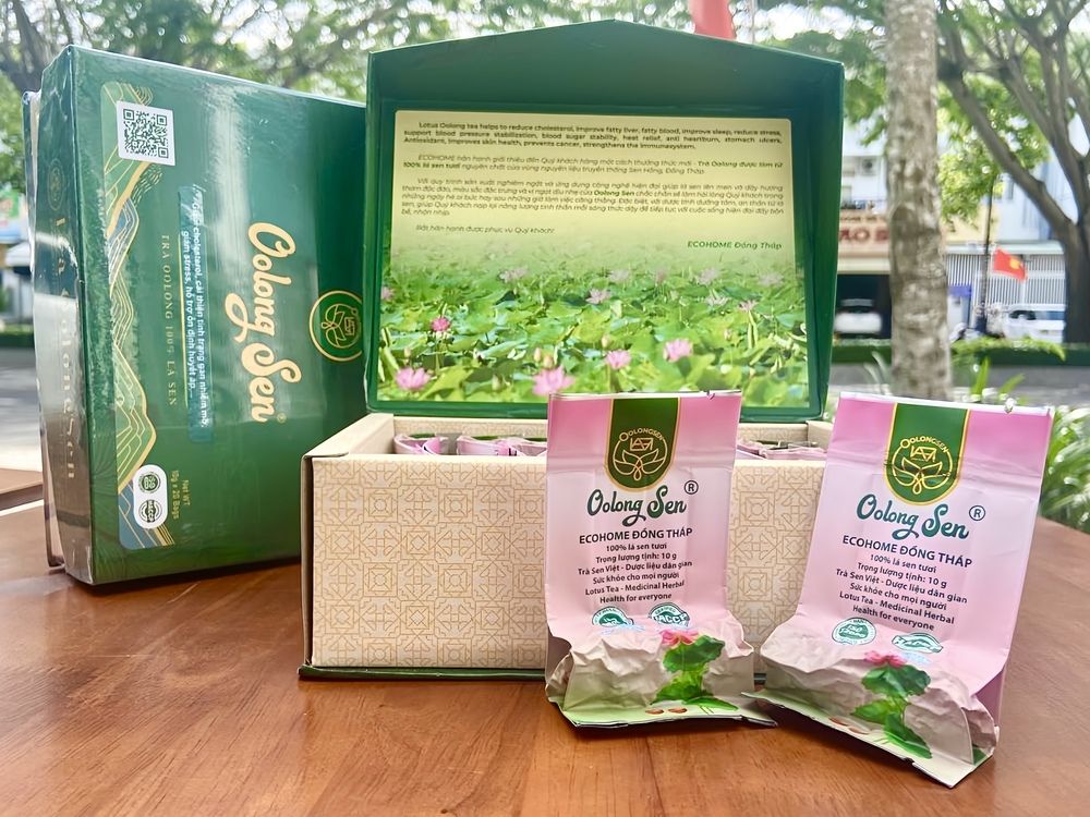 Giới thiệu về Trà Oolong 100% Lá Sen