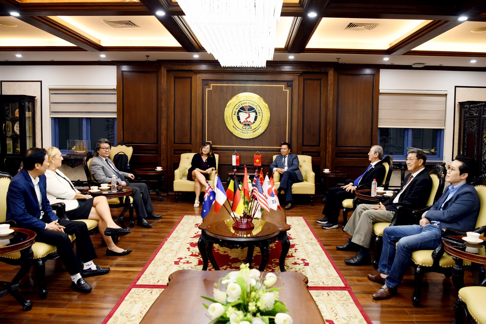 Quang cảnh tại buổi đón tiếp