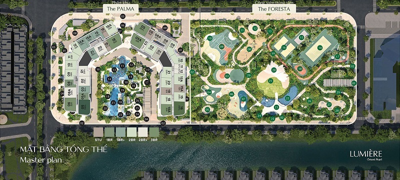 Quy mô dự án LUMIÈRE Orient Pearl - Ocean Park 1 Hà Nội