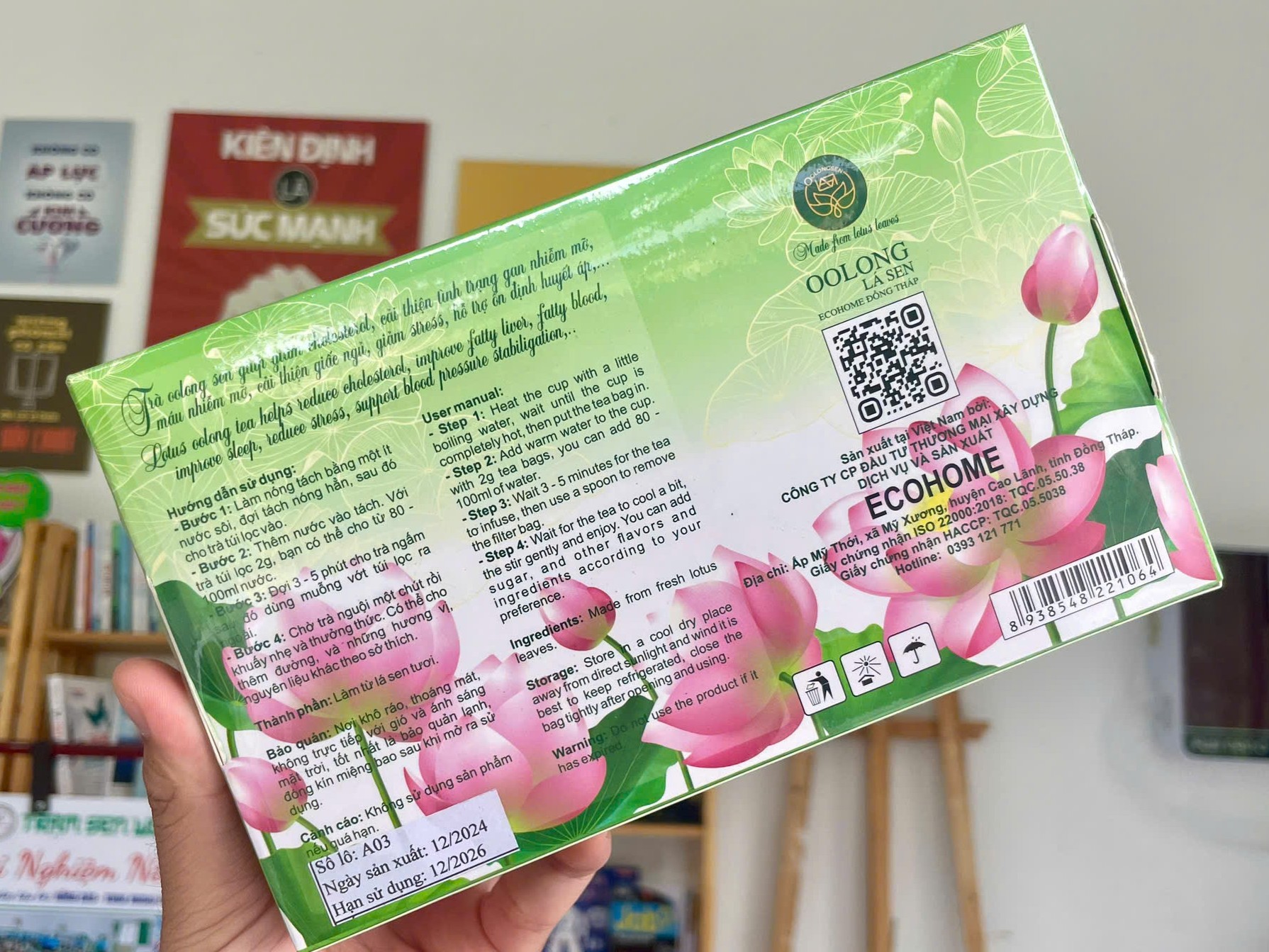 Câu chuyện về Trà túi lọc Oolong lá sen