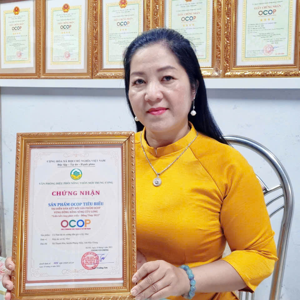 Nông Dân Việt Nam Xuất Sắc 2024 Đến Từ Hậu Giang Là Chủ Của 11 Sản Phẩm OCOP Đạt 4 Sao, Xuất Khẩu Sang Mỹ