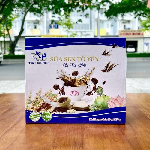 Sữa Sen Tổ Yến Vị Cà Phê (10 Gói x 150gr)