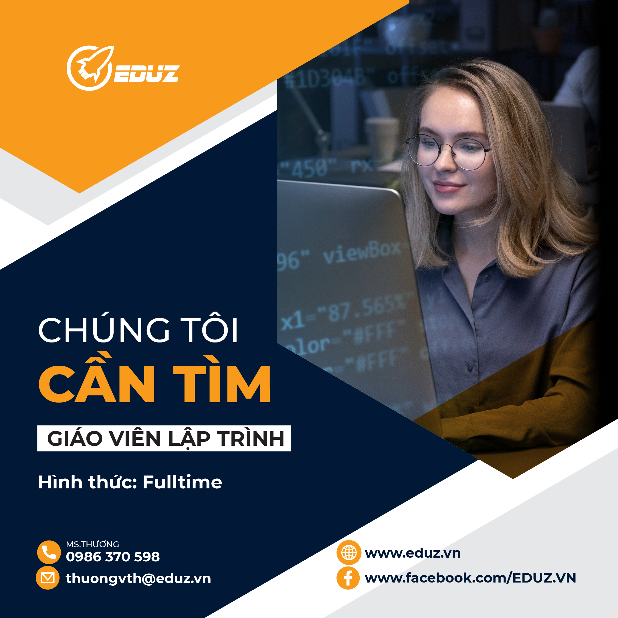 Eduz – Tuyển Dụng Giáo Viên Lập Trình