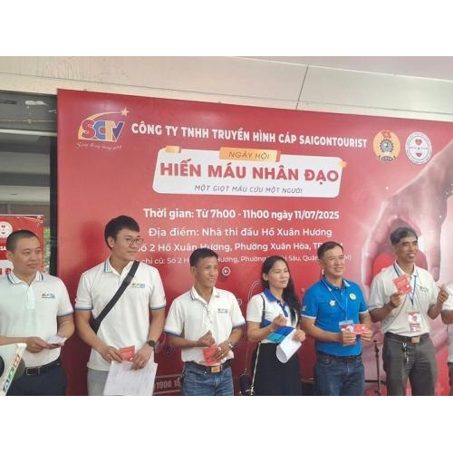 Doanh nghiệp vận động 600 lao động hiến máu