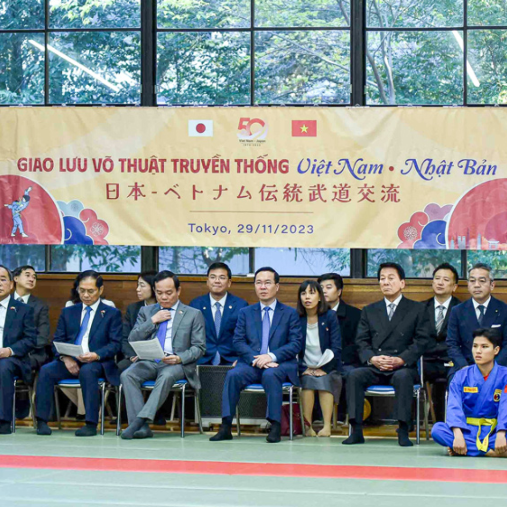Chủ Tịch Nước Võ Văn Thưởng Dự Chương Trình Giao Lưu Và Trình Diễn Võ Thuật Vovinam Và Võ Đạo Nhật Bản