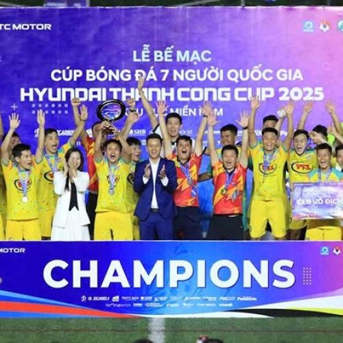 Thép Việt Thắng Vô Địch Cúp Bóng Đá 7 Người Quốc Gia 2025 Khu Vực Miền Nam