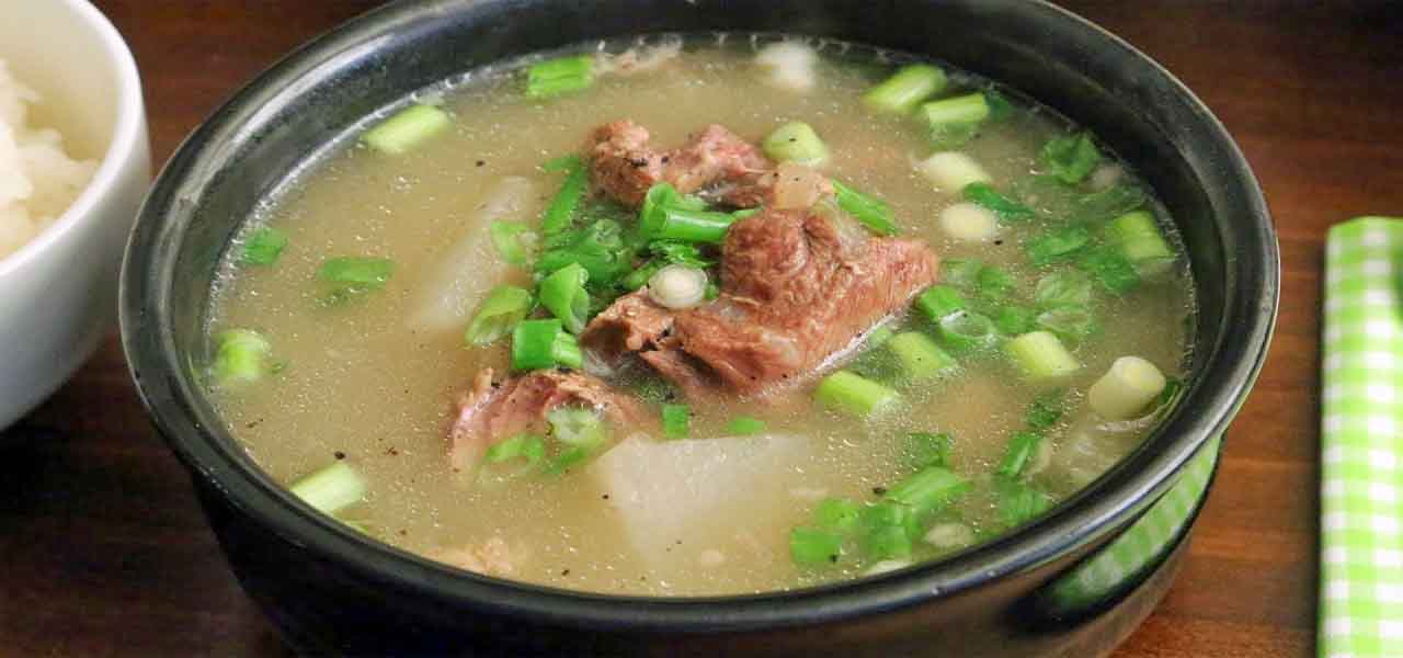 Seolleongtang – Canh bò