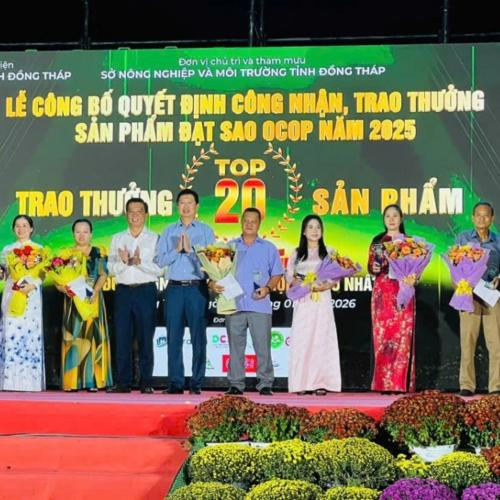 Đồng Tháp: Bình Chọn Top 20 Sản Phẩm OCOP Dẫn Đầu Năm 2025