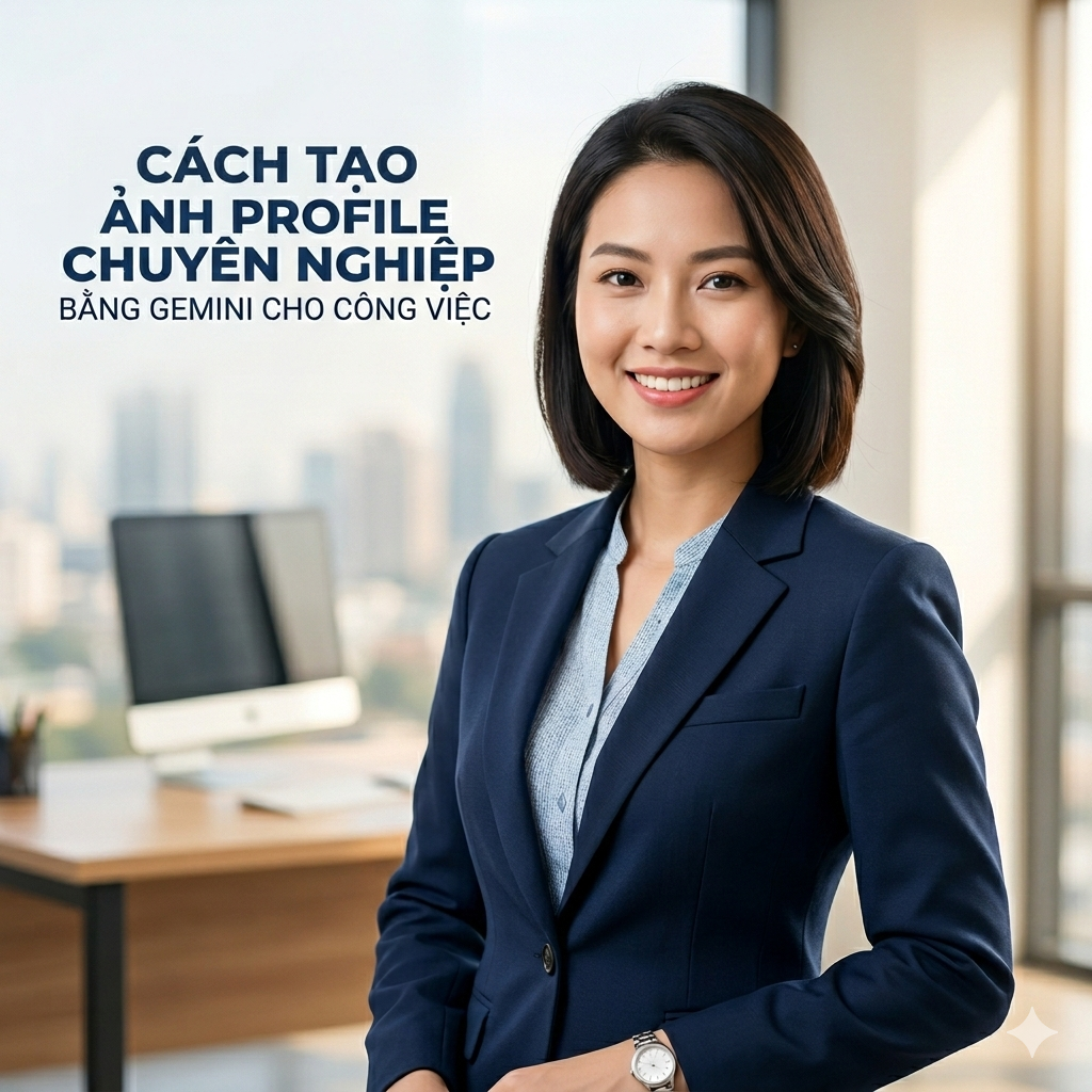 Cách Tạo Ảnh Profile Chuyên Nghiệp Bằng Gemini Cho Công Việc