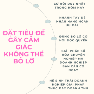 Đặt tiêu đề gây cảm giác không thể bỏ lỡ, cần thiết