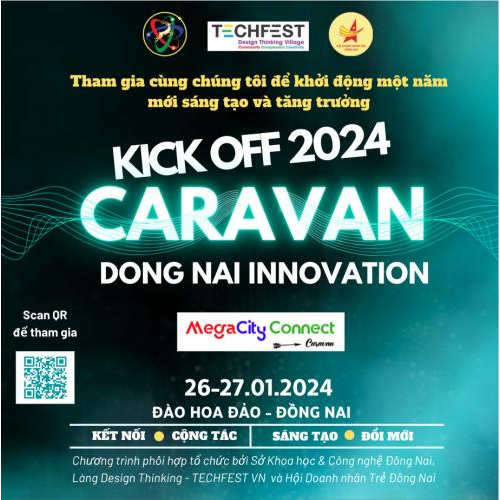 Đường Băng Sáng Tạo – Nai Vàng Cất Cánh - Kick Off 2024 – Caravan Đồng Nai Innovation