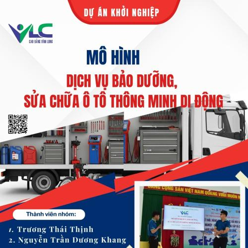 Dự Án: Mô Hình Dịch Vụ Bảo Dưỡng Sửa Chữa Ô Tô Thông Minh Di Động