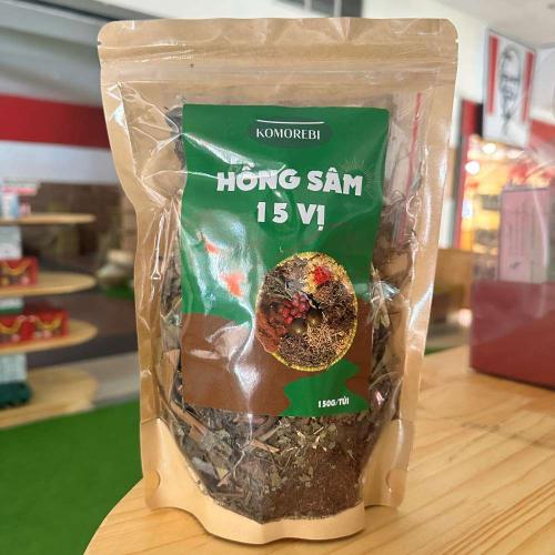 Hồng Sâm 15 Vị Komorebi - Túi 150g