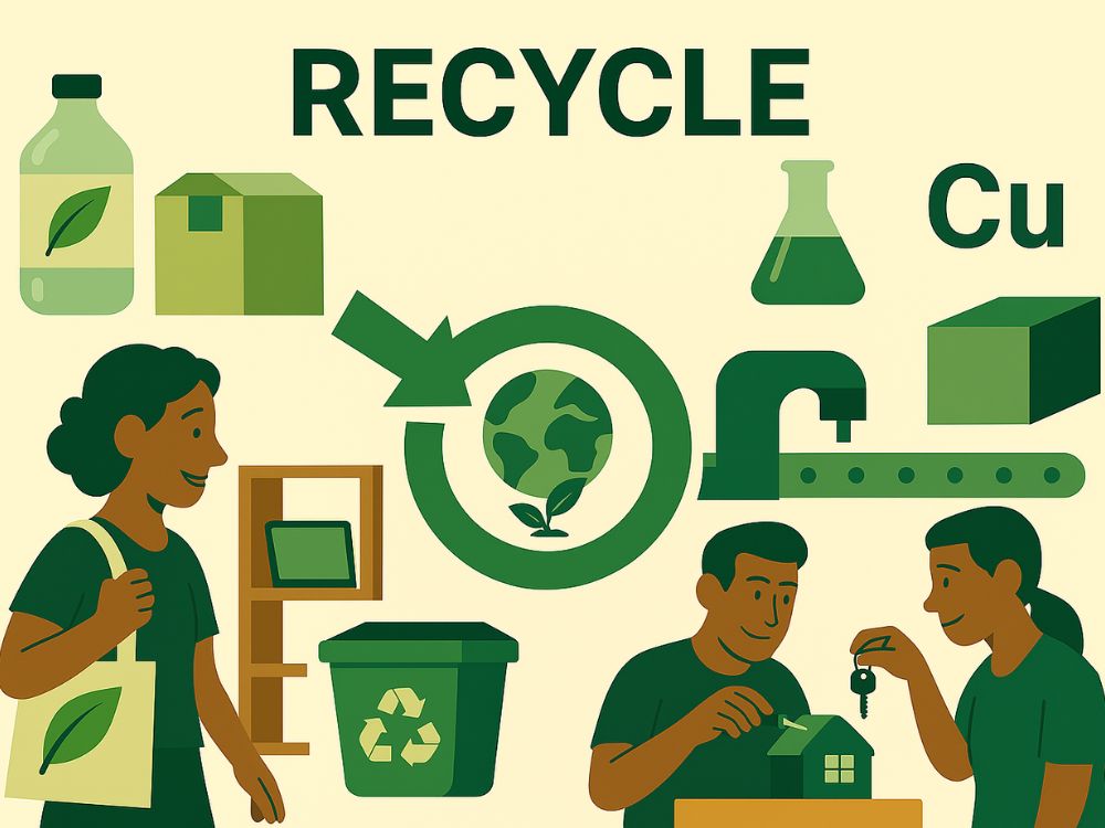 4. Nguyên tắc Recycle (Tái chế)