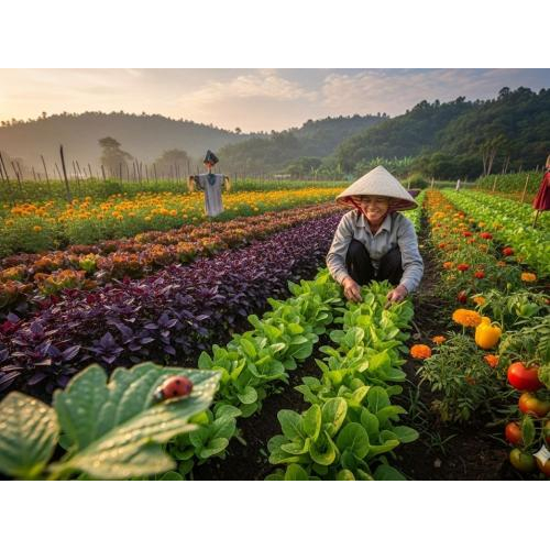 1. Mô hình nông nghiệp hữu cơ