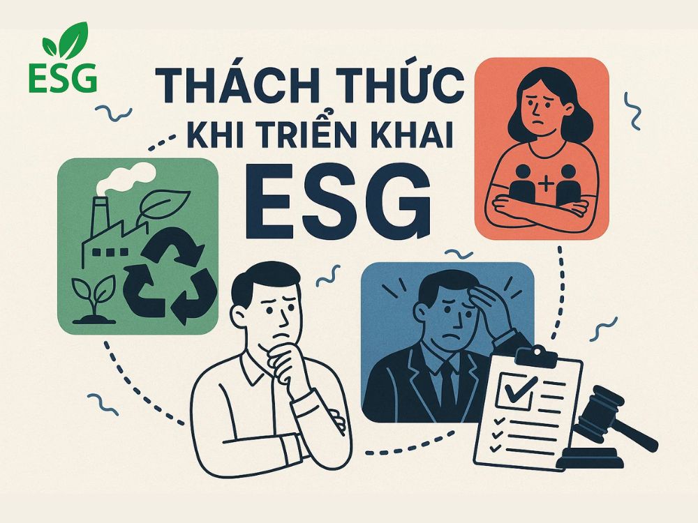 4. Thách thức khi triển khai ESG